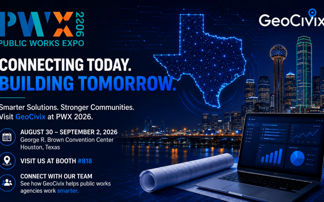 GeoCivix at PWX 2026: Visit Booth #818 at the Public Works Expo